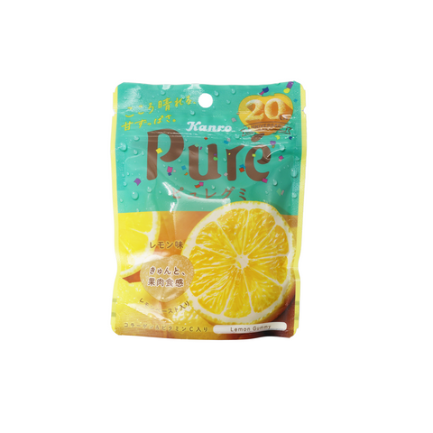 Kanro Pure Gummy Lemon Flavour 56g